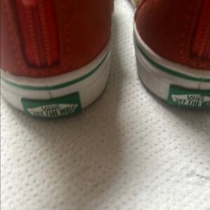 Vans Orange Sneakers Iconic Design